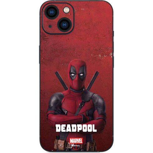 Marvel Deadpool Legacy Deadpool Red Poster iPhone 14 Plus Skin